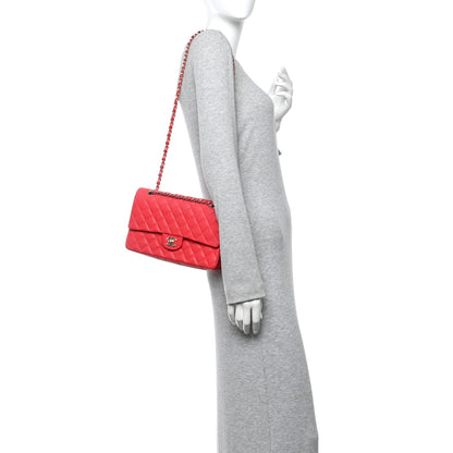 Chanel Caviar Quilted Medium Double Flap Red 2 of 11