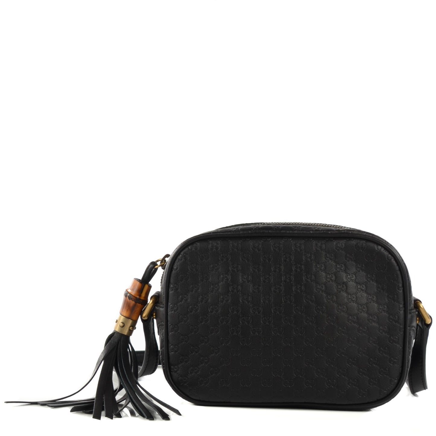 Microguccissima Sunshine Disco Crossbody Bag Black