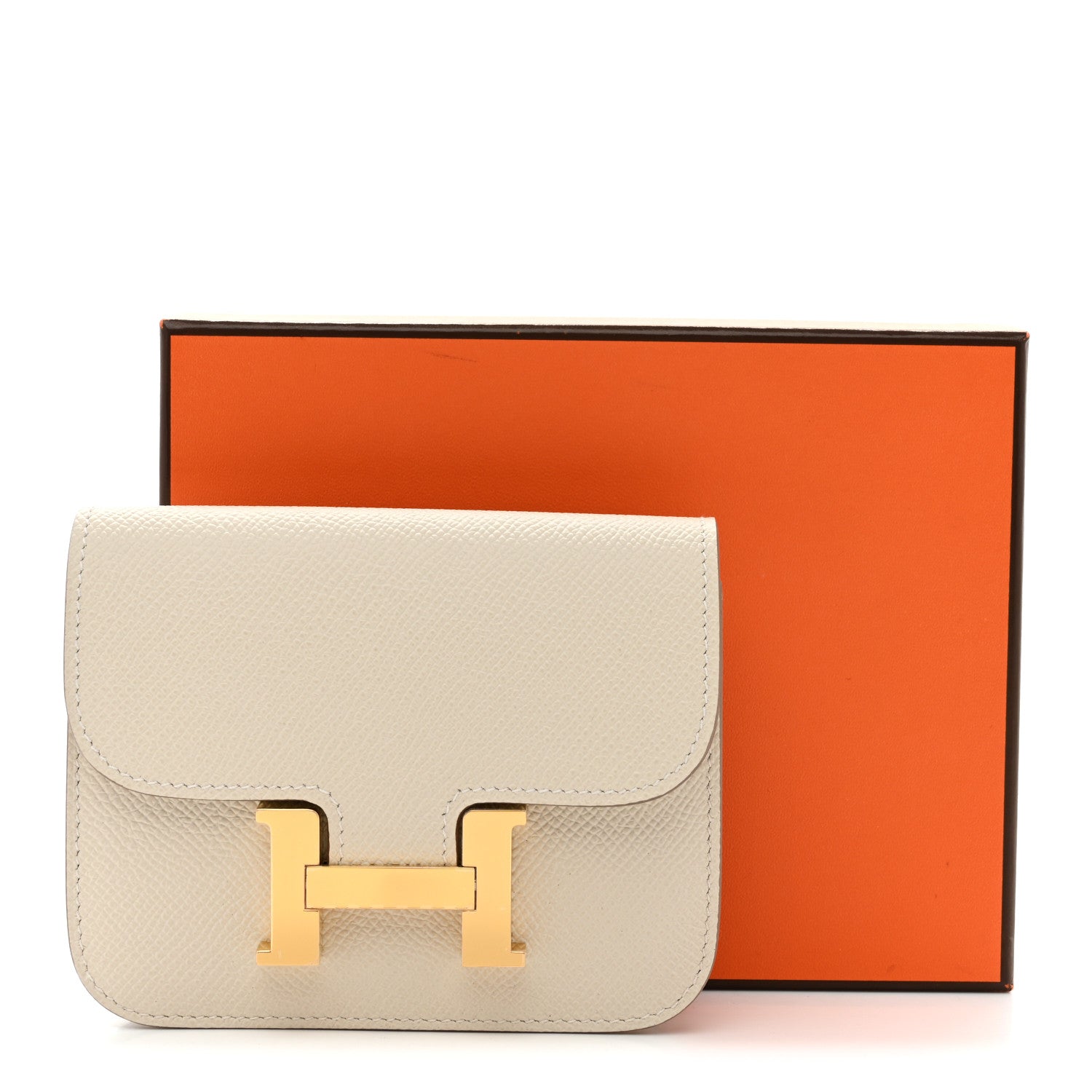 Hermes Epsom Constance Slim Wallet Craie 9 of 9