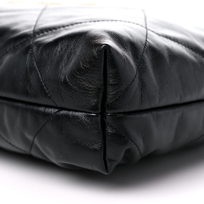 Chanel Shiny Calfskin Quilted Chanel 22 Black 10 of 11