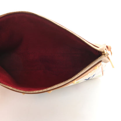 Louis Vuitton Monogram Multicolor Pochette Accessories White 5 of 15