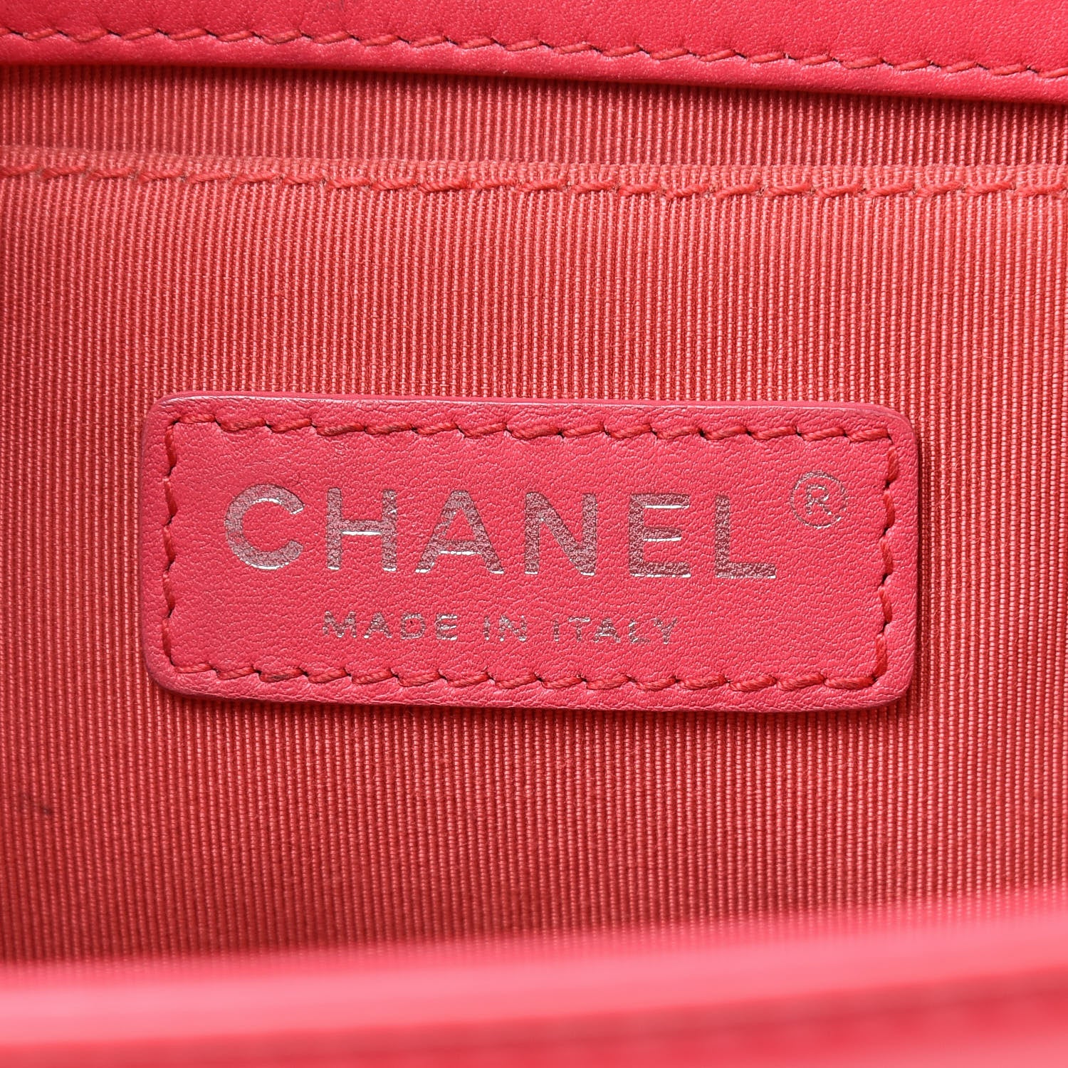 Chanel Patent Calfskin Enamel Quilted Medium Boy Flap Dark Pink 6 of 16