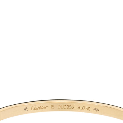 Cartier 18K Yellow Gold Small LOVE Bracelet 15 3 of 3