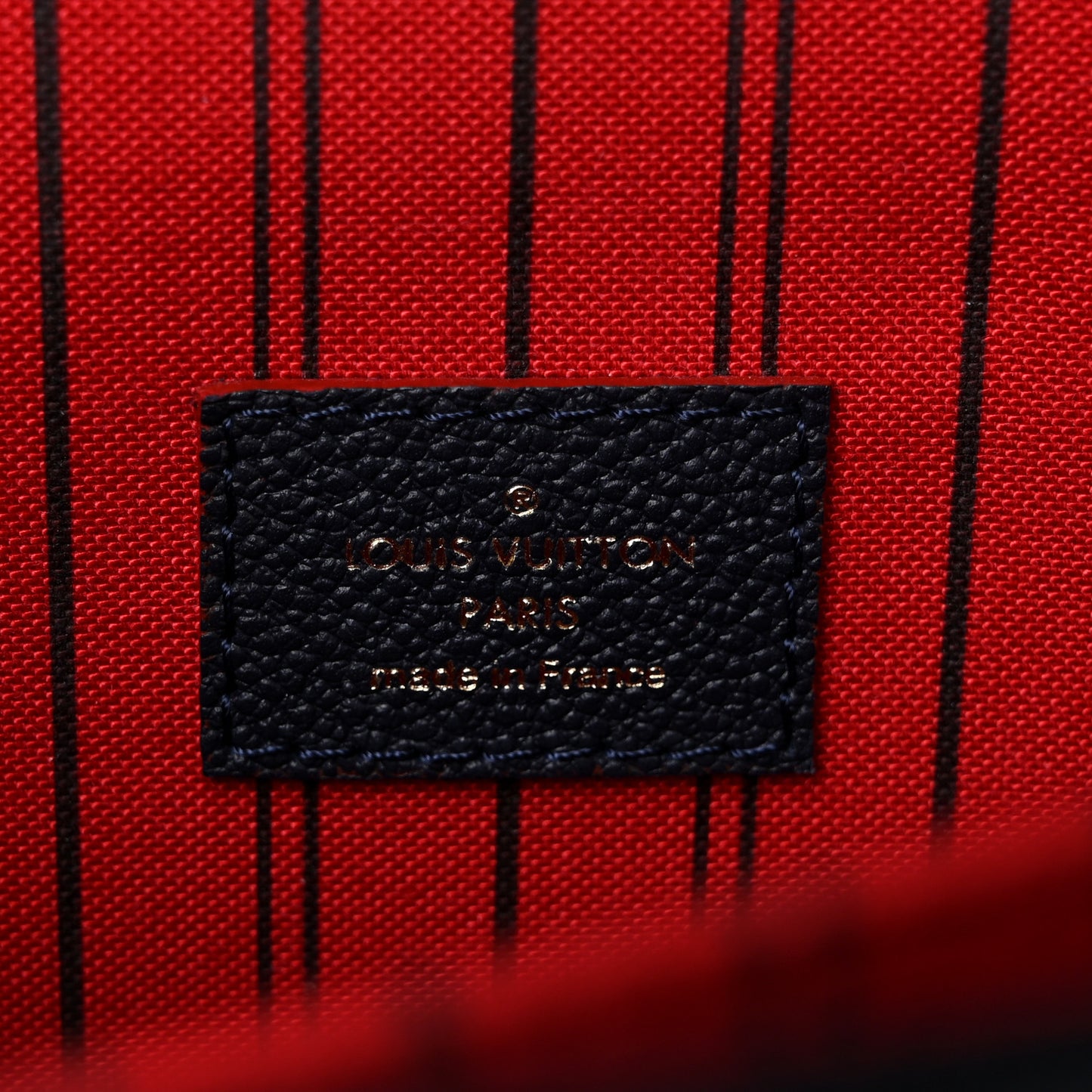 Empreinte Pochette Metis Marine Rouge
