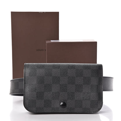Louis Vuitton Damier Graphite Pouch Belt 95 38 14 of 14