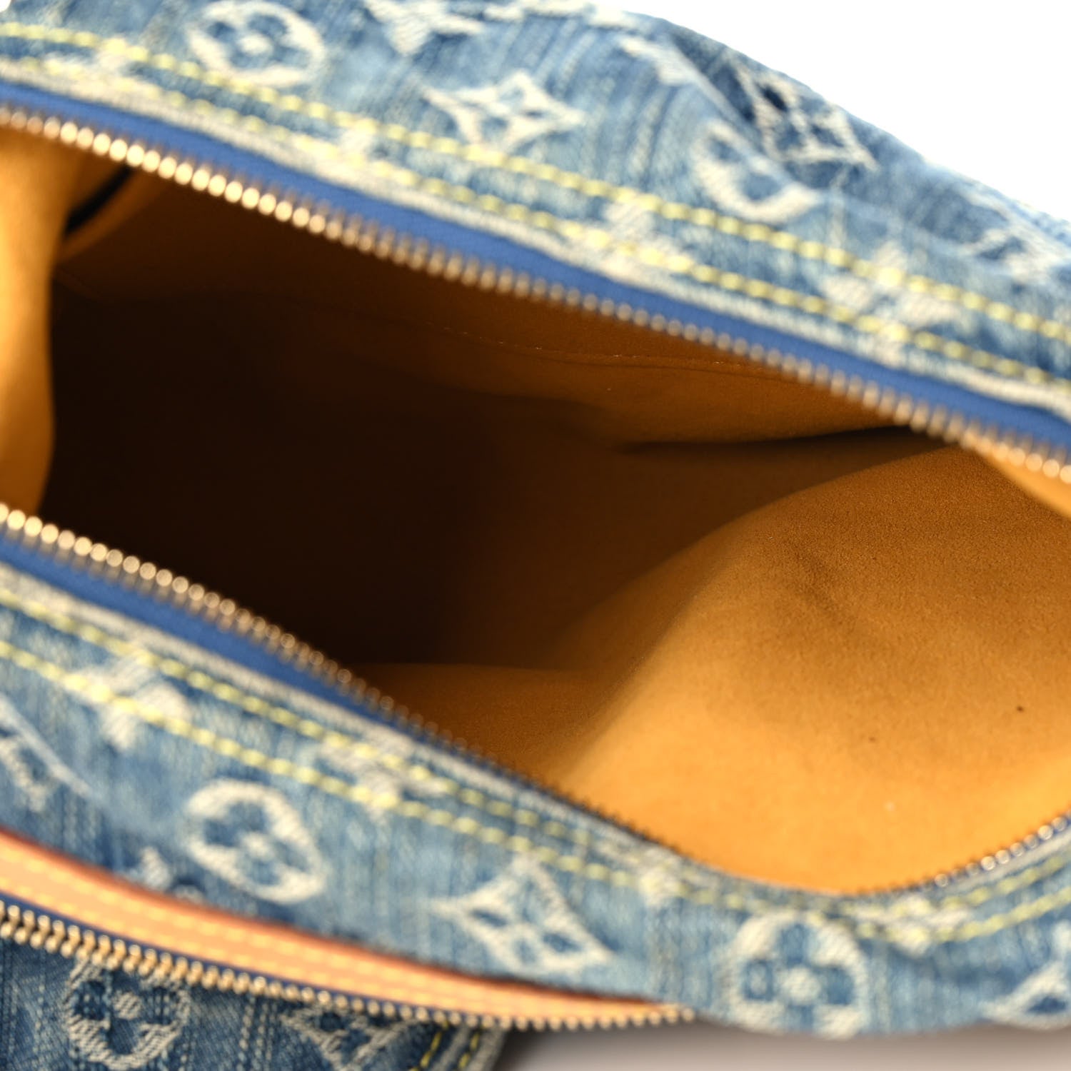 Louis Vuitton Monogram Denim Baggy PM Blue 5 of 8