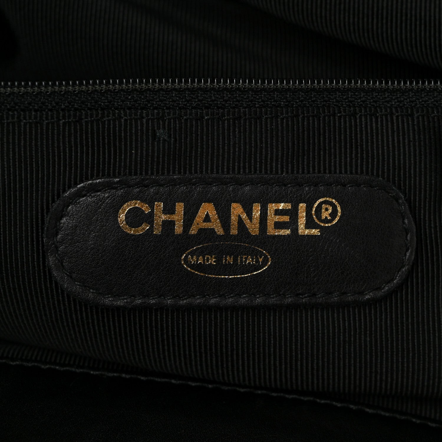 Chanel Calfskin Stitched XL Weekender Black 6 of 13