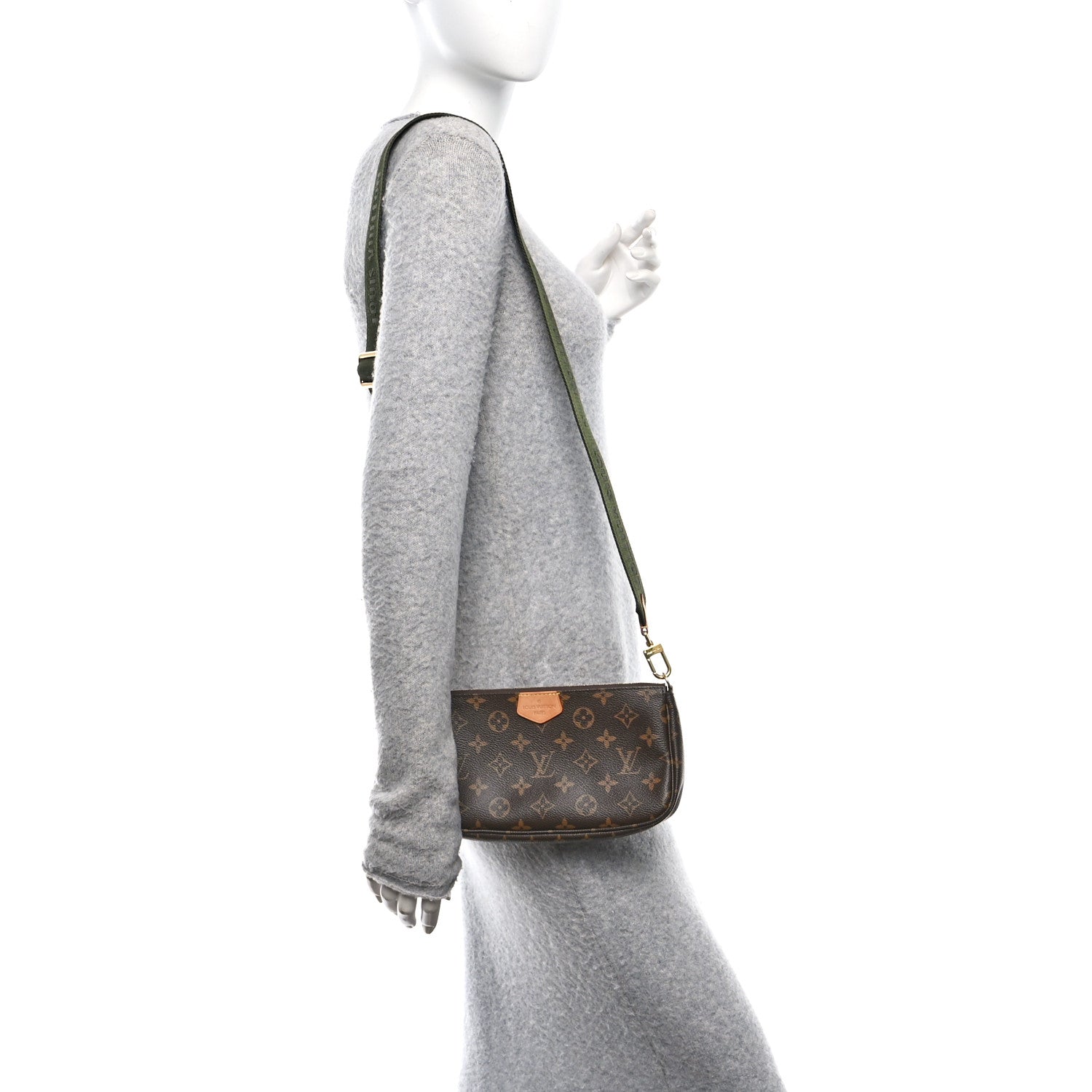Louis Vuitton Monogram Multi Pochette Accessories Kaki 2 of 9
