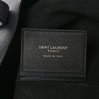 Saint Laurent Calfskin Large Shopping Tote Black 7 of 12