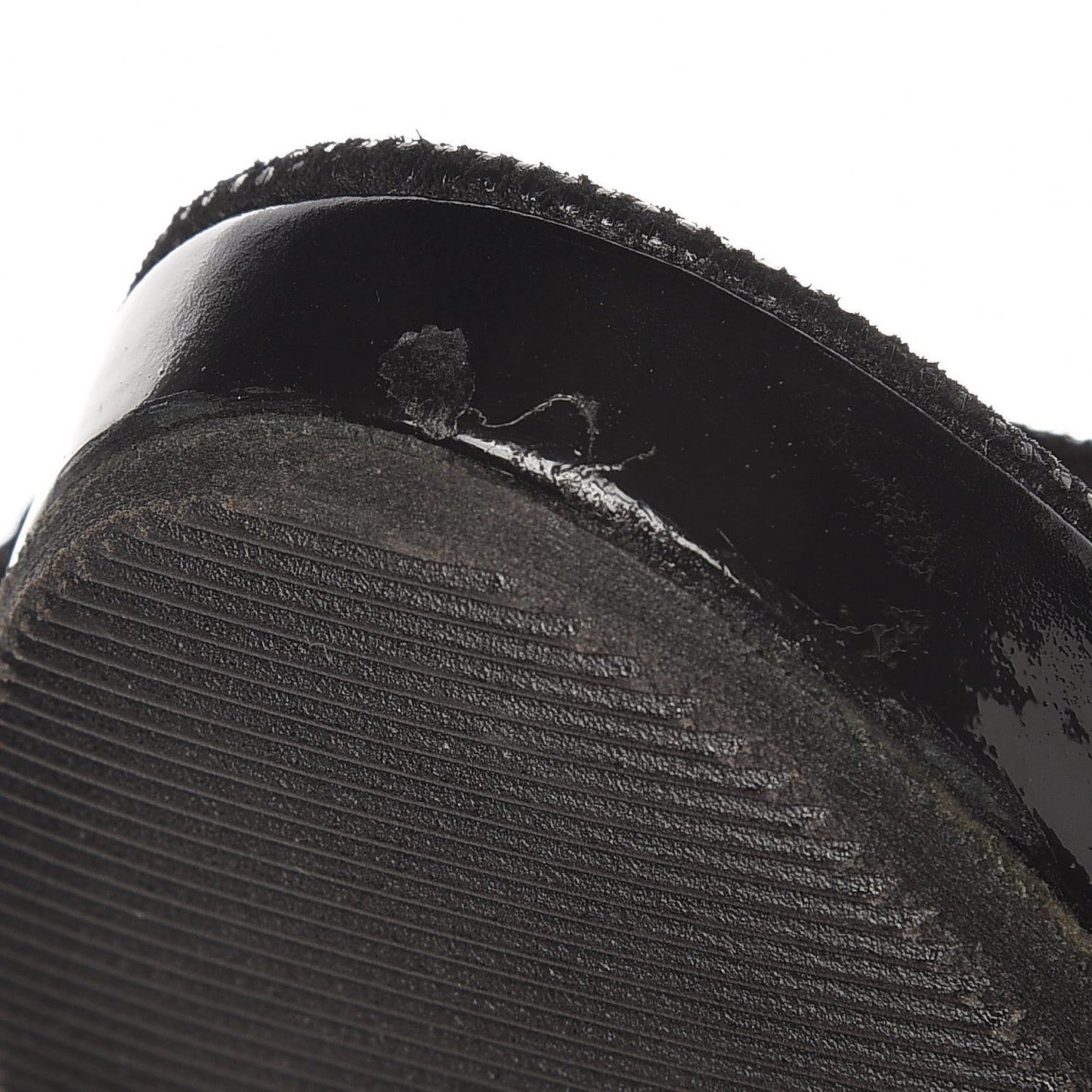 Shimmer Fabric Peep Toe Slingback Pumps 37.5 Black