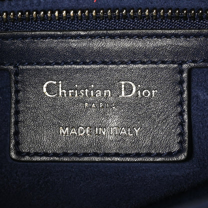 Christian Dior Calfskin Saddle Bag  Indigo Blue 6 of 11