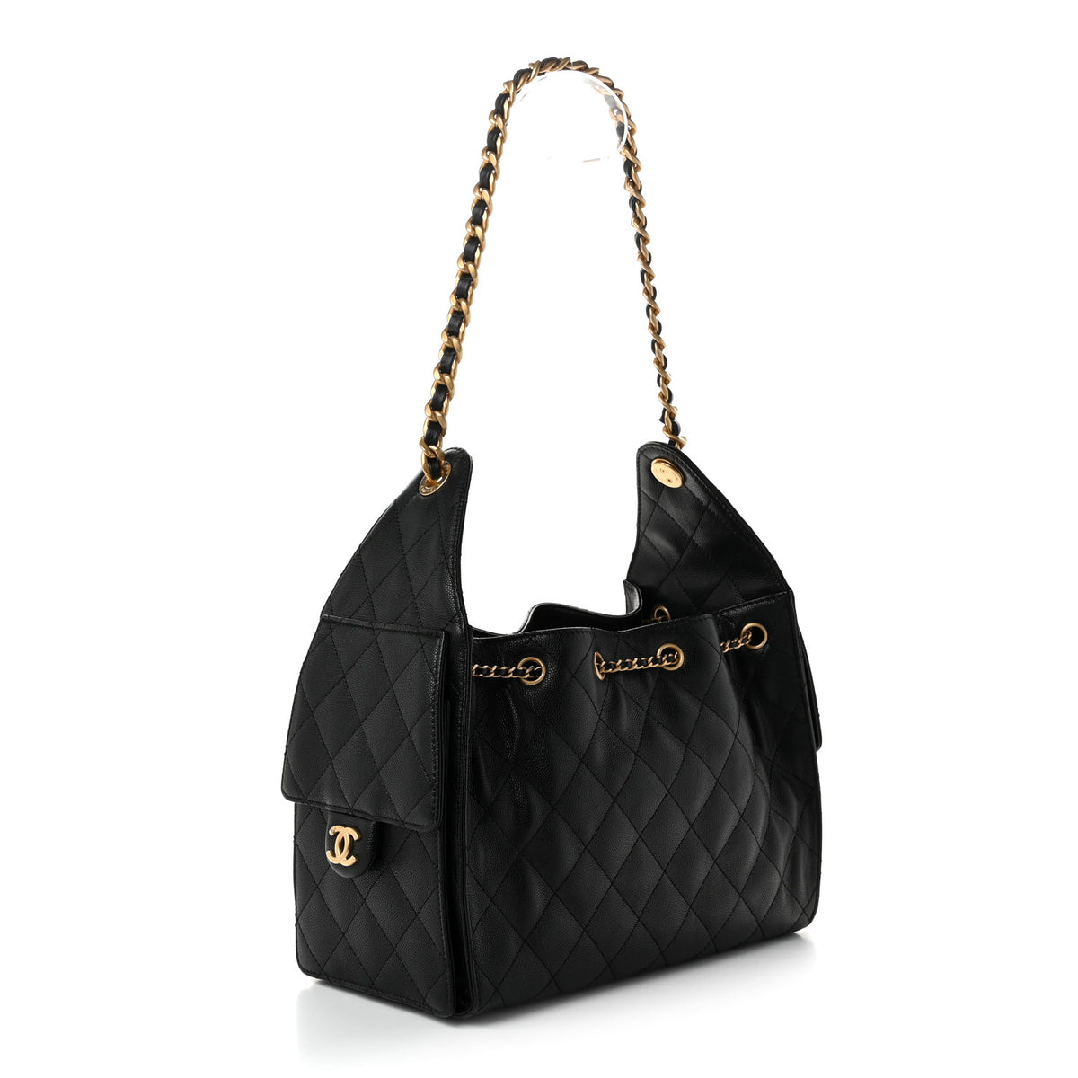 Chanel Caviar Quilted Small Chanel 25 Handbag Black 3 of 12