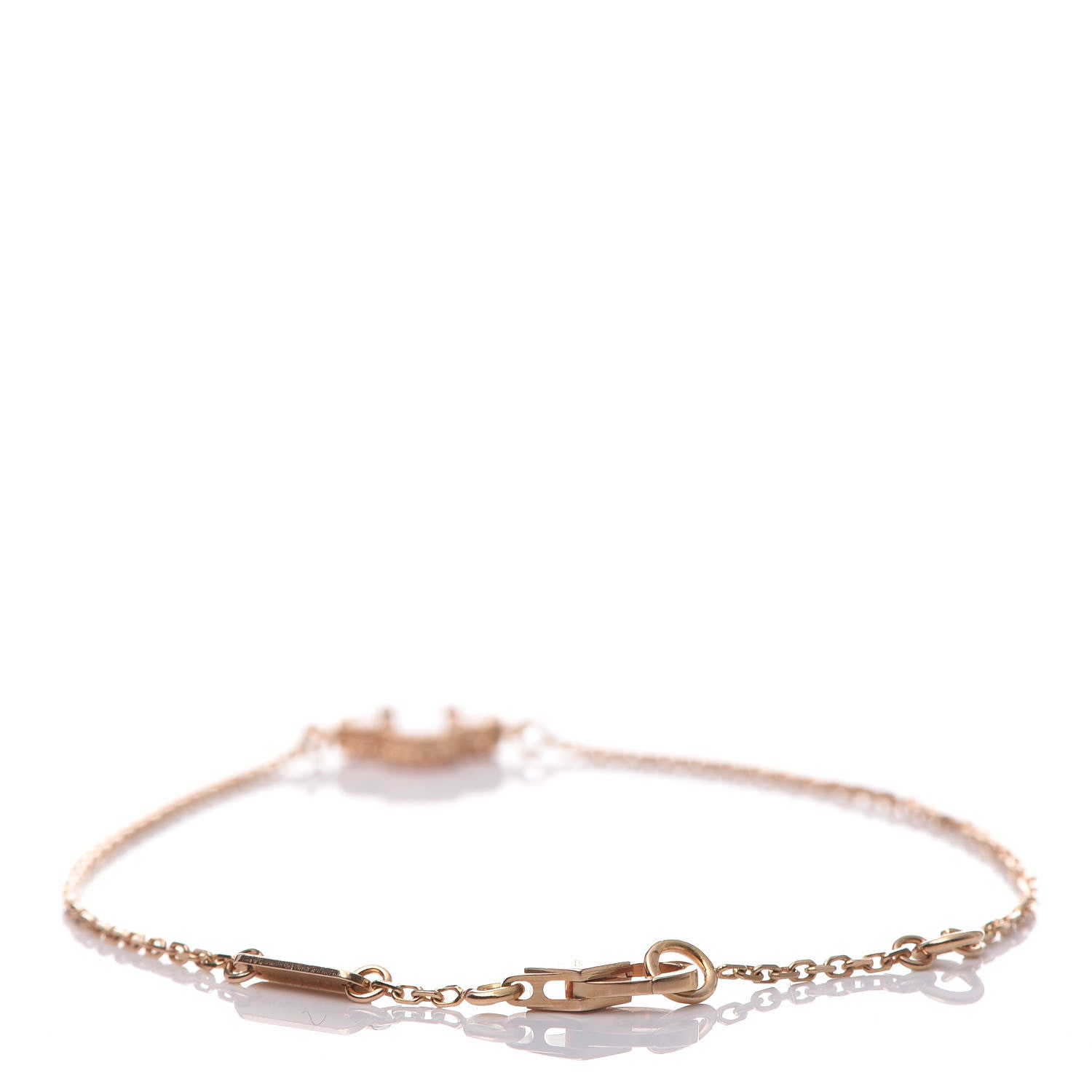 Van Cleef & Arpels 18K Rose Gold Carnelian Sweet Alhambra Bracelet 3 of 6