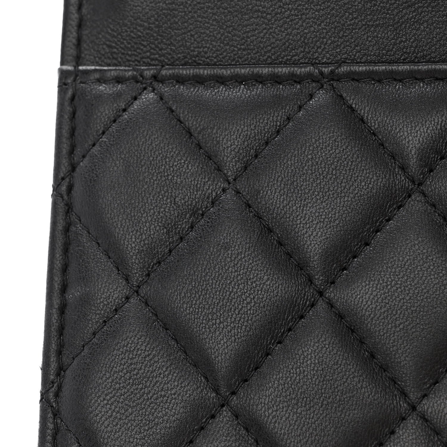 Chanel Lambskin Quilted Trendy CC Wallet On Chain WOC Black 14 of 15