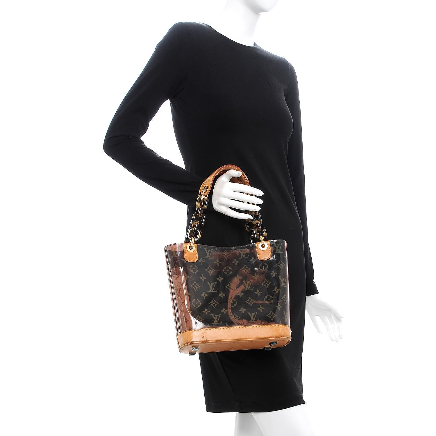 Louis Vuitton Vinyl Sac Ambre PM 3 of 32