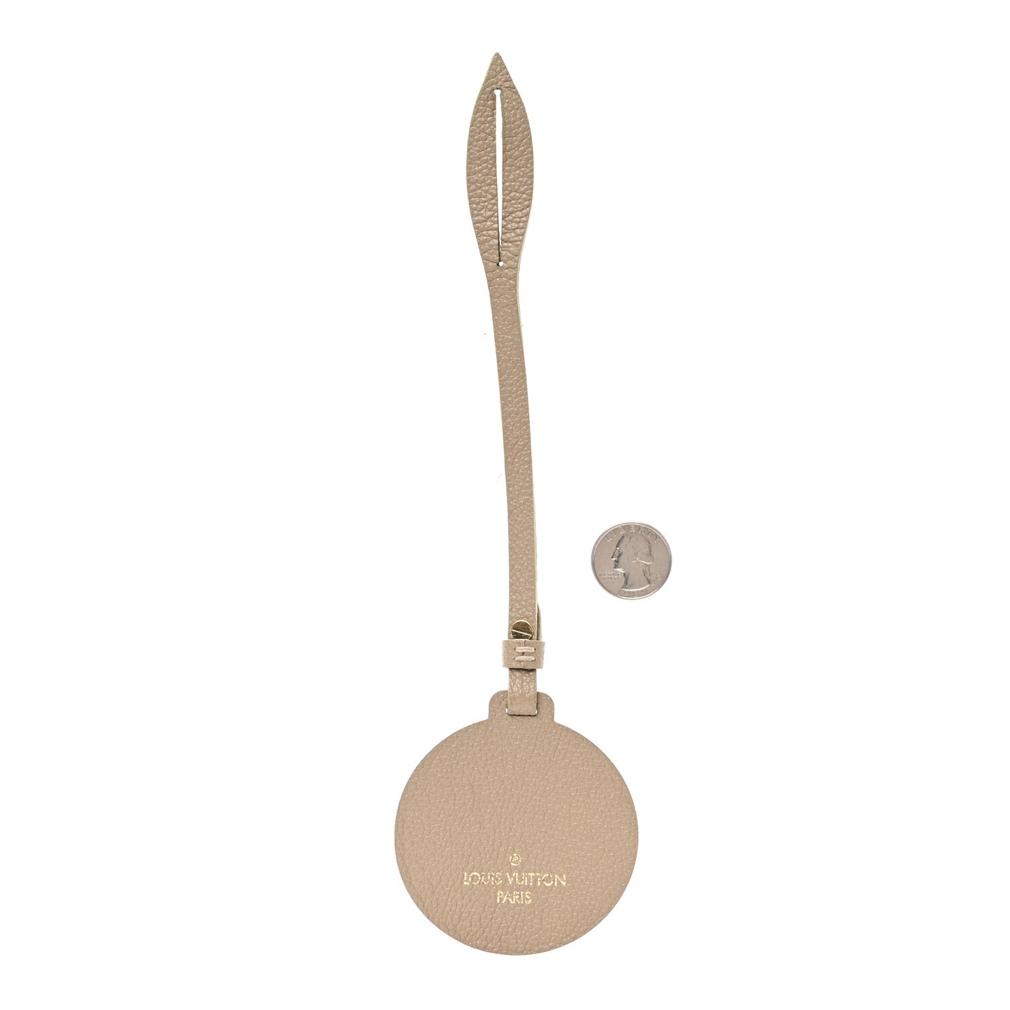 Calfskin Spring In The City Bag Charm Kaki