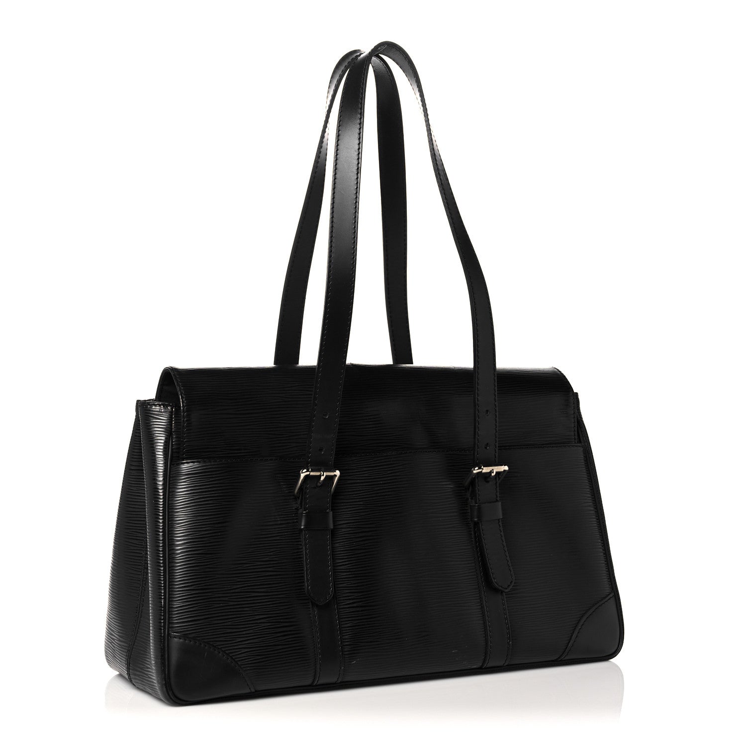 Louis Vuitton Epi Segur MM Black 3 of 25