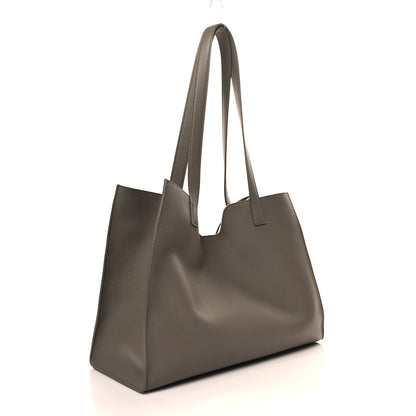 Celine Supple Grained Calfskin Cabas 16 Bag Pebble 3 of 9