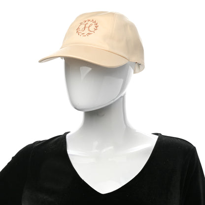 Hermes Cotton Davis H Primavera Hat 58 Blanc Creme 2 of 10