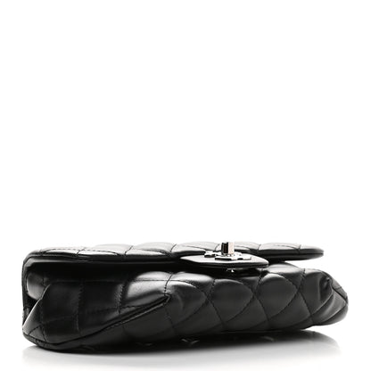Chanel Calfskin Quilted CC Uniform Flap Belt Bag Black 4 of 12