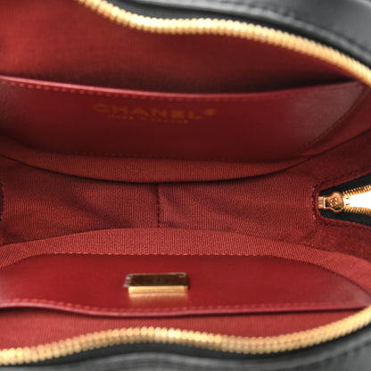 Chanel Lambskin Quilted CC In Love Heart Bag Black 5 of 10