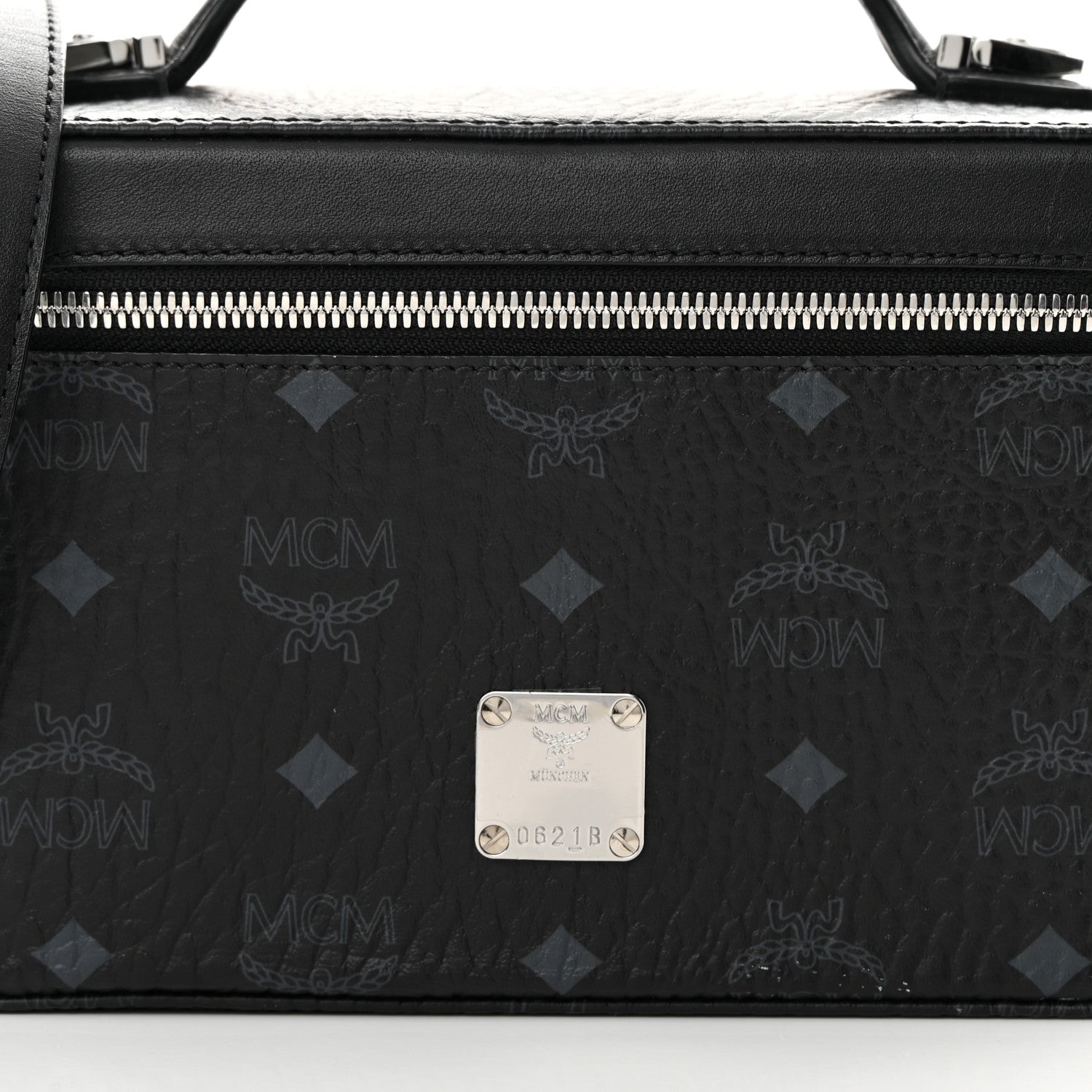 MCM Visetos Medium Rockstar Vanity Case Black 8 of 12