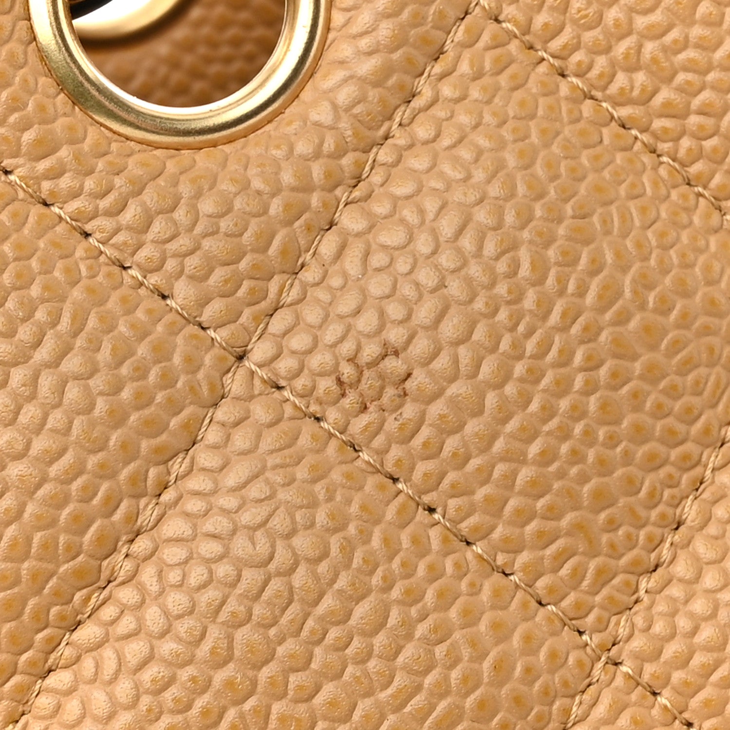 Chanel Caviar Quilted Petit Shopping Tote PST Dark Beige 15 of 16