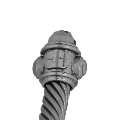 David Yurman Aluminum 5mm Renaissance Bracelet Darkened Silver 4 of 4