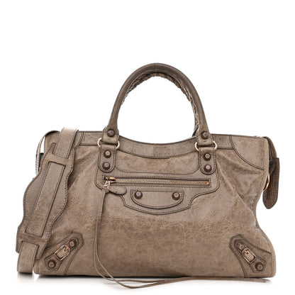 Balenciaga Agneau Giant 12 Rose Gold Hardware City Gris Poivre 1 of 12