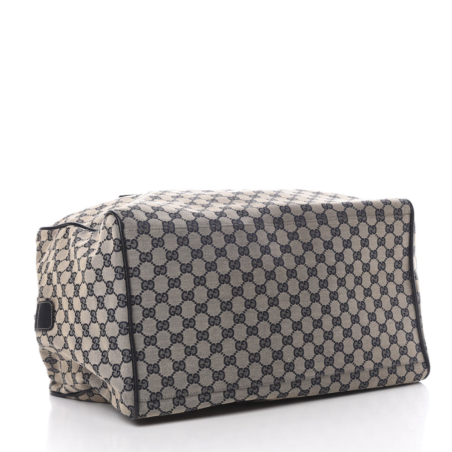 GG Monogram Web Medium Collapsable Carry On Duffle Navy