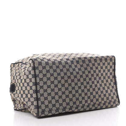 Gucci GG Monogram Web Medium Collapsable Carry On Duffle Navy 4 of 12