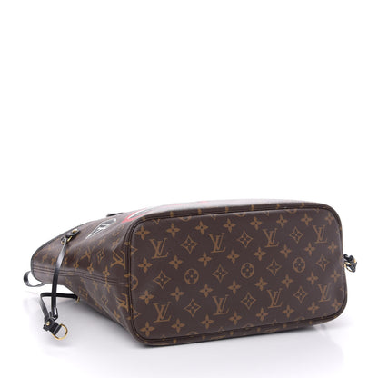 Louis Vuitton Monogram World Tour Neverfull MM 5 of 11