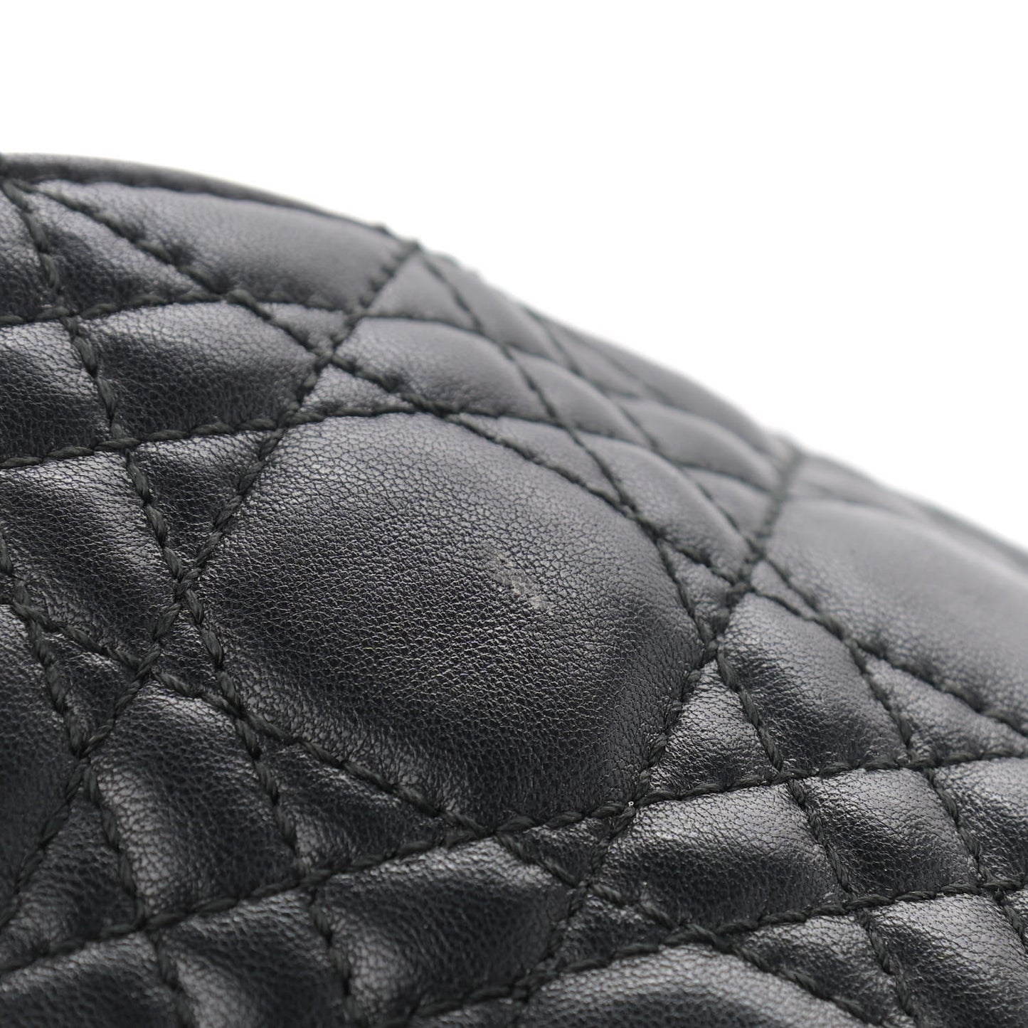 Lambskin Cannage Large New Lock Flap Black