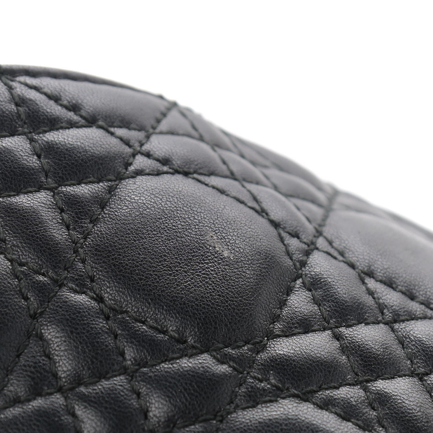 Christian Dior Lambskin Cannage Large New Lock Flap Black 7 of 9