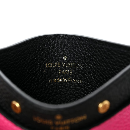 Louis Vuitton Empreinte Spring In The City Card Holder Black White Pink 6 of 8