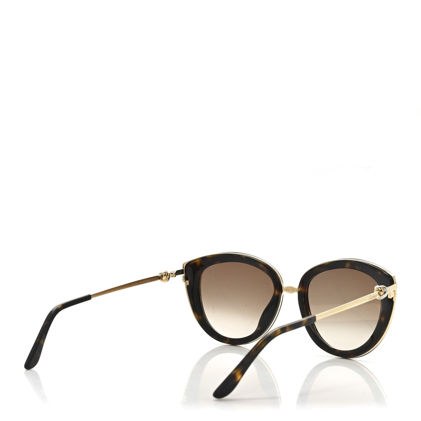 Metal Acetate Trinity Cat Eye Sunglasses CT0226S Tortoise