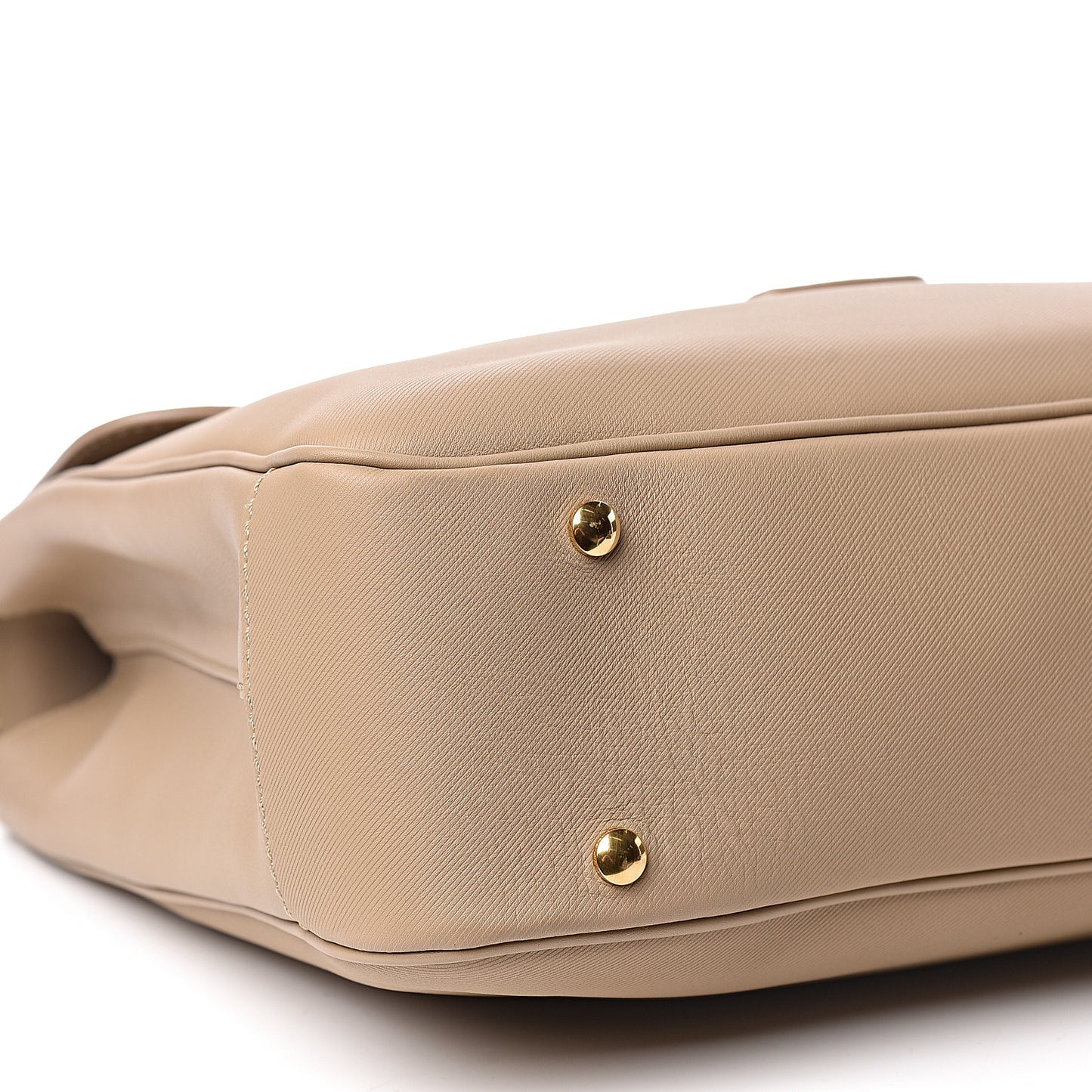 Trench Calfskin Large DK88 Top Handle Bag Honey