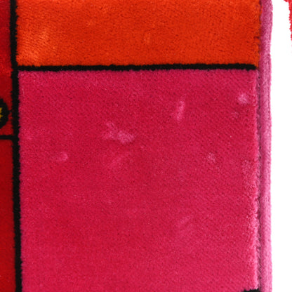 Prada Velluto Ricamo Cahier Shoulder Bag Fuxia 11 of 11