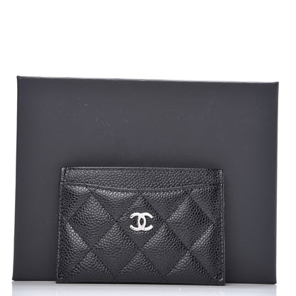 Chanel Caviar Quilted Card Holder Black 9 of 9