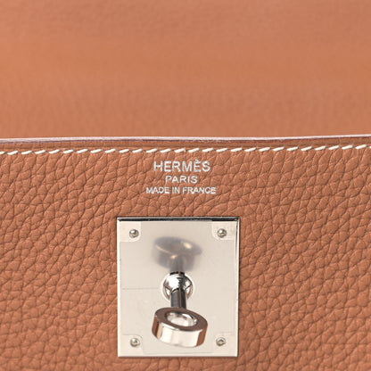 Hermes Togo Kelly Retourne 28 Gold 6 of 11