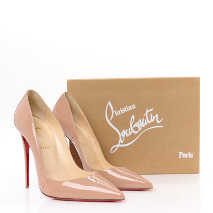 Christian Louboutin Patent So Kate 120 Pumps 40.5 Nude 10 of 10