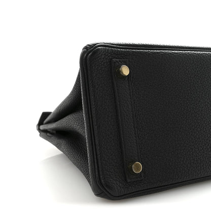 Hermes Togo Birkin 25 Black 8 of 9