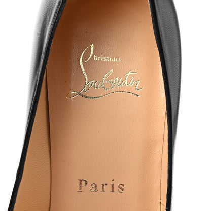 Christian Louboutin Jazz Calfskin Corneille 100 Pumps 38 Black 7 of 7