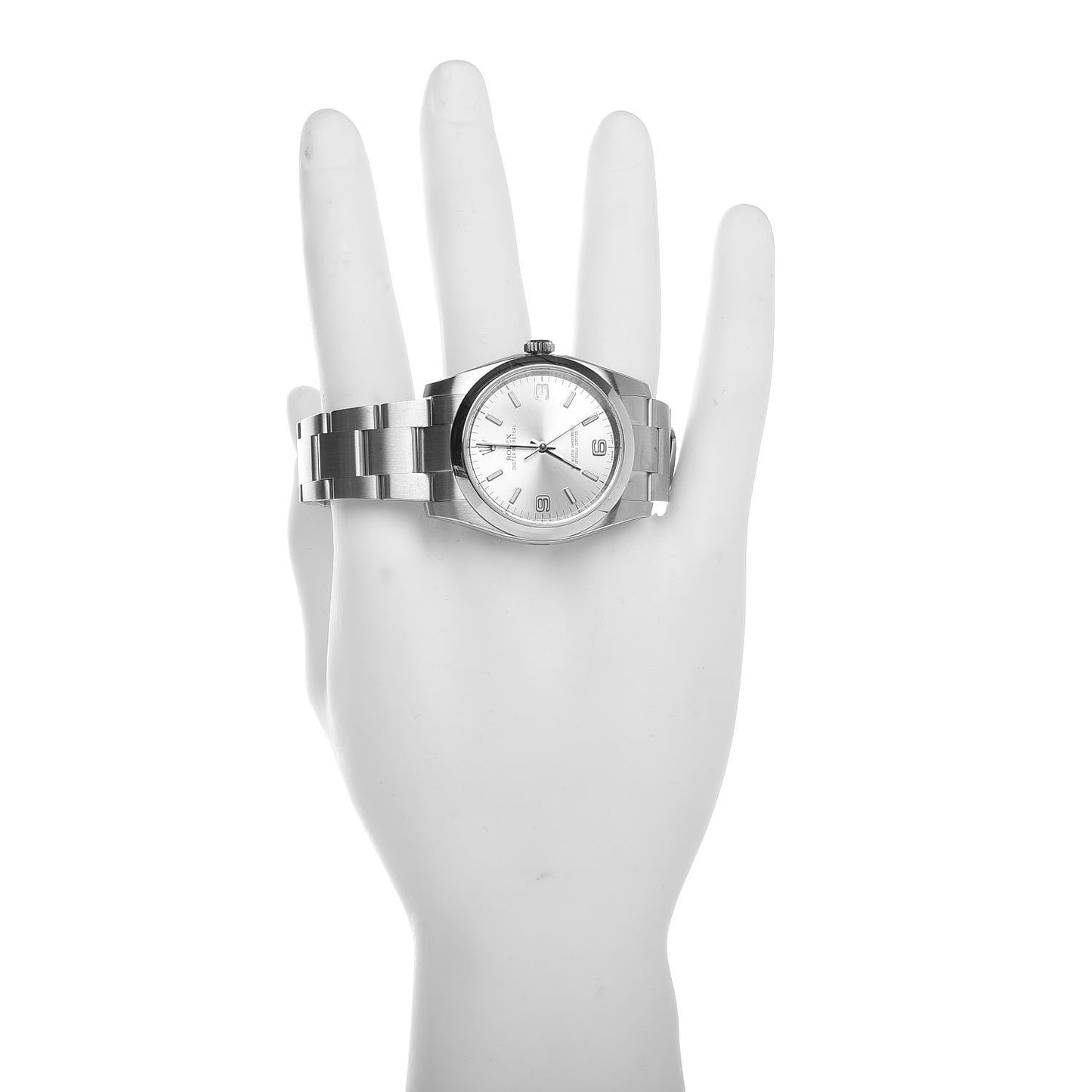 Stainless Steel 36mm Oyster Perpetual Watch Silver 116000