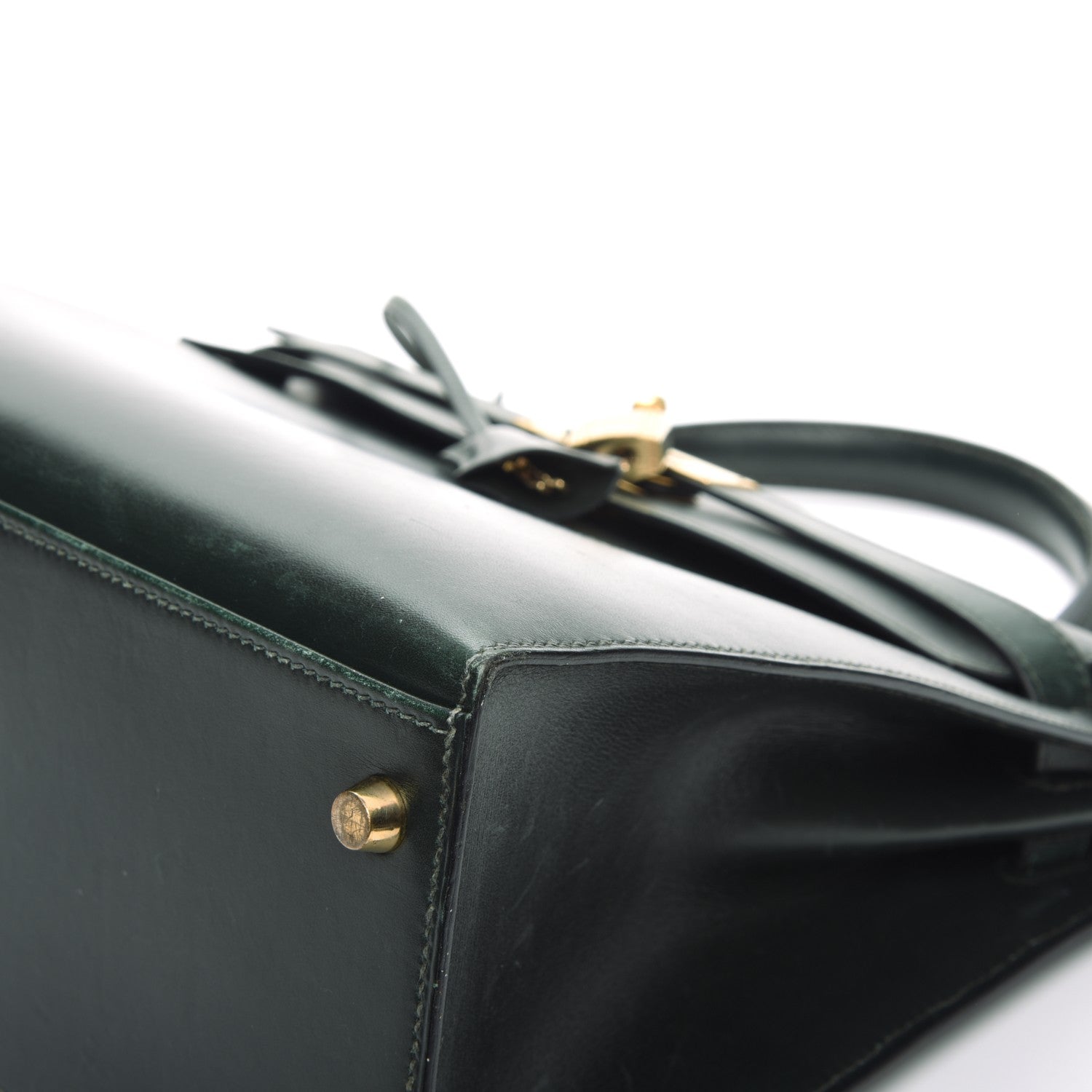Hermes Box Kelly Sellier 32 Vert Fonce 17 of 44