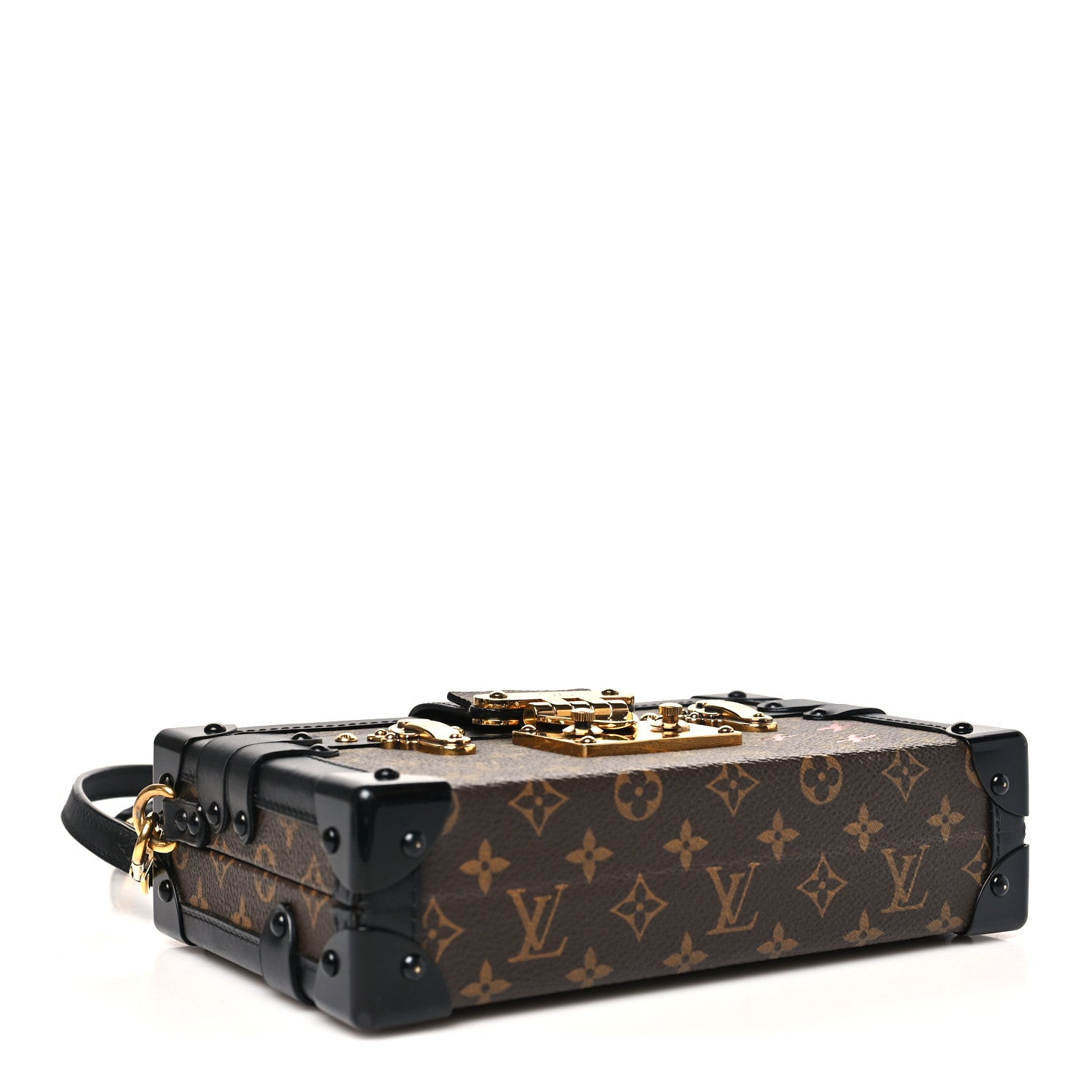 Louis Vuitton Monogram Petite Malle Black 4 of 9