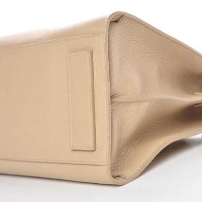 Saint Laurent Grained Calfskin Small Souple Sac De Jour Dark Beige 10 of 10