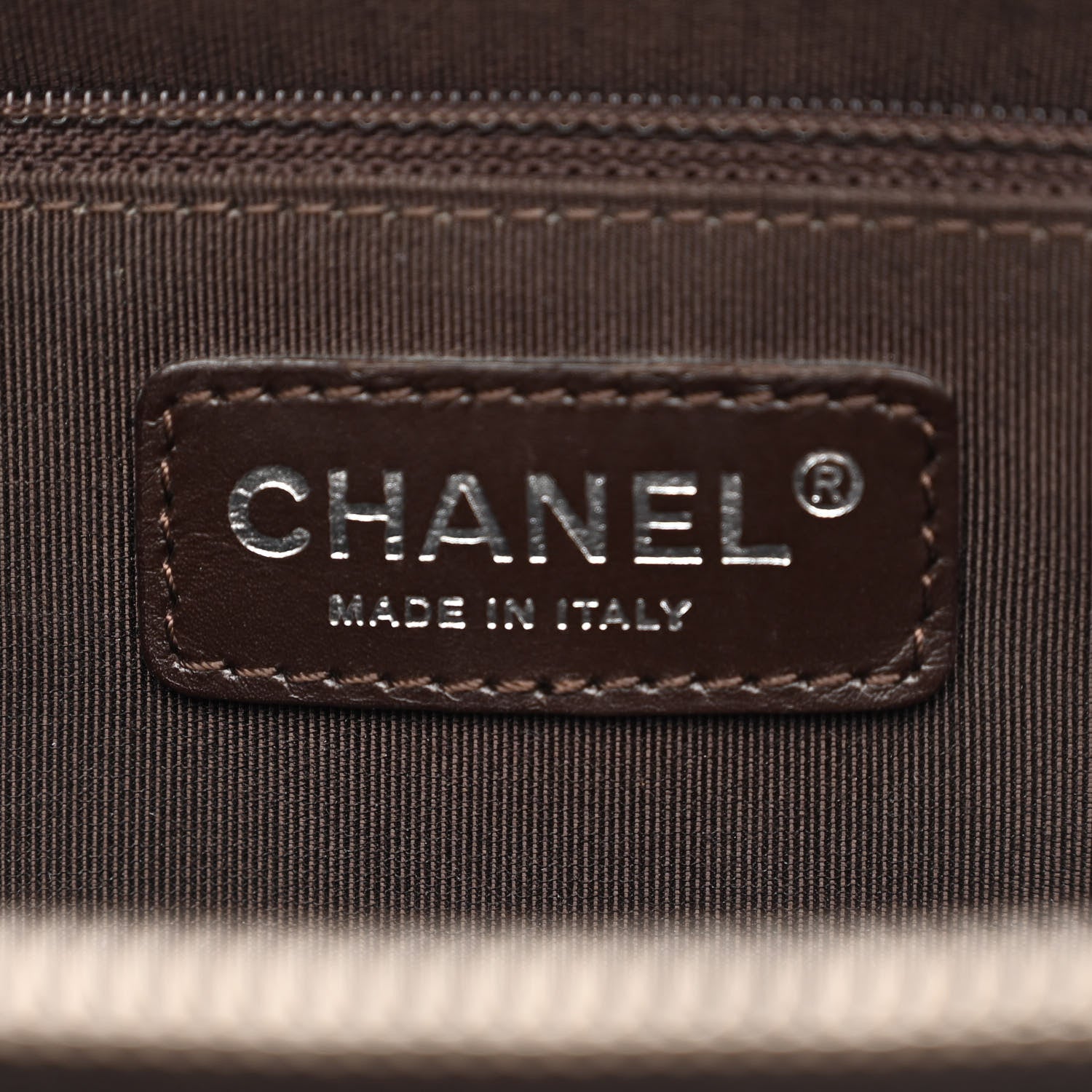 Chanel Caviar Quilted Grand Shopping Tote GST Dark Brown 6 of 11