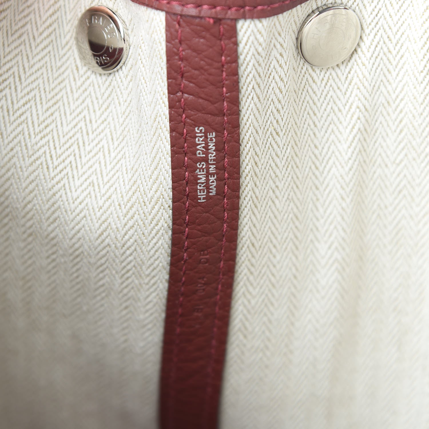Hermes Vache Country Garden Party 30 TPM Rouge H 6 of 11