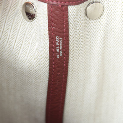 Hermes Vache Country Garden Party 30 TPM Rouge H 6 of 11